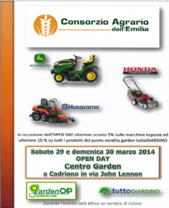 OPEN DAY  al CENTRO MACCHINE DI CADRIANO