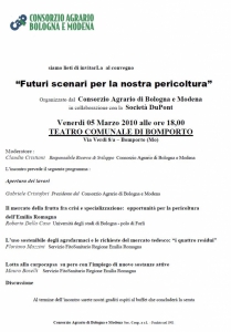 CONVEGNO PERICOLTURA 5/3/10 CONVEGNO PERICOLTURA 5/3/10