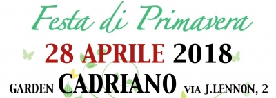 FESTA DI PRIMAVERA A CADRIANO FESTA DI PRIMAVERA A CADRIANO