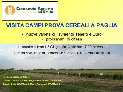 Visita campi varietali Visita campi varietali