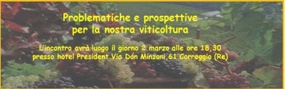 Convegno sulla viticoltura Convegno sulla viticoltura